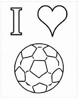 Soccer Coloring Pages Ball Team Drawing Girl Print Football Getcolorings Line Getdrawings Printable sketch template