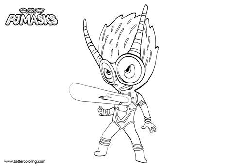 gecko  pj masks coloring pages  drawing  printable coloring pages
