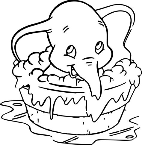 delight   magic  dumbo   charming coloring pages