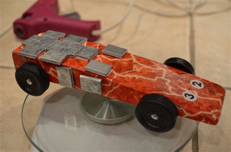 pinewood derby   electric wedge  howie car ground control