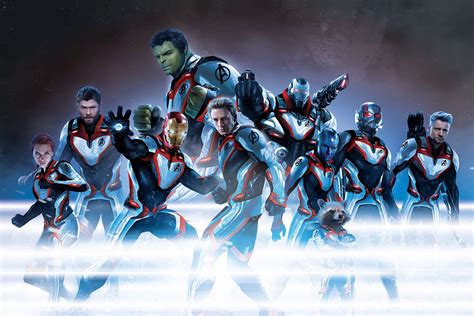 avengers endgame promo art sees    team   matching suits