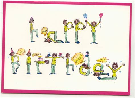 yoga birthday card