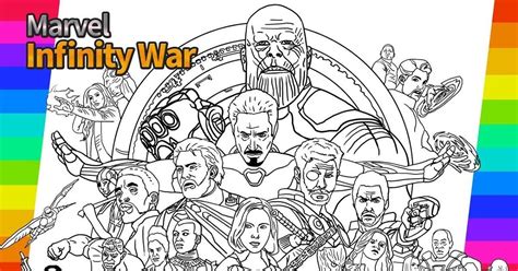 infinity war coloring pages printable