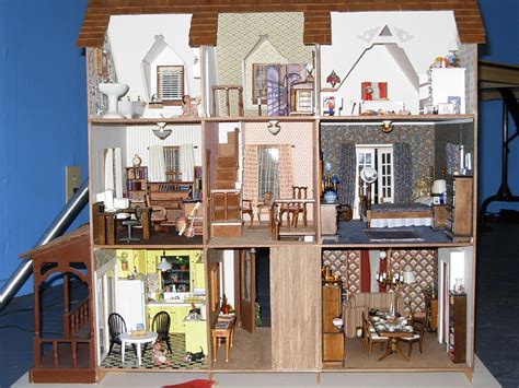 printable wallpaper  dollhouses