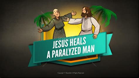 luke  jesus heals  paralytic kids bible stories