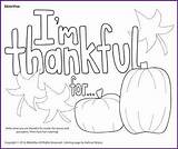 Thankful Kids Coloring Thanksgiving Pages Am Crafts School Sunday Biblewise Sheets Fall Bible Children Fun Korner Colouring Church Projects Halloween sketch template