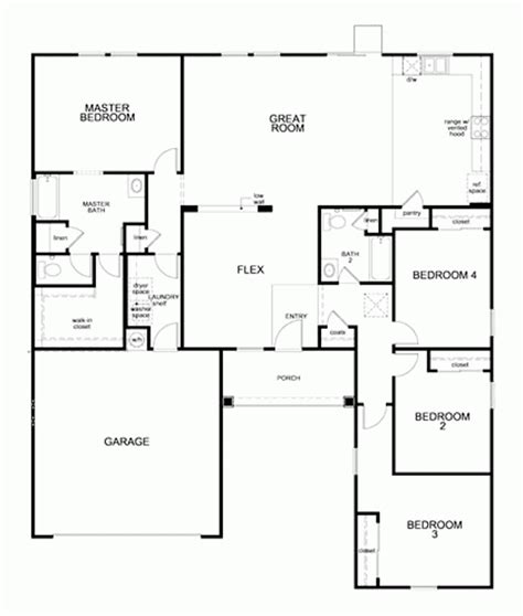 luxury kb homes floor plans  home plans design
