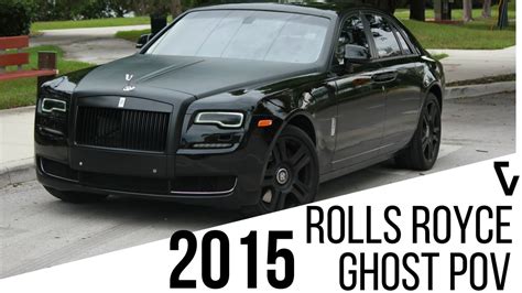 rolls royce ghost series  pov test drive youtube