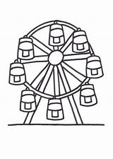 Ferris Wheel Coloring Pages Color Colouring Designlooter 794px 54kb sketch template