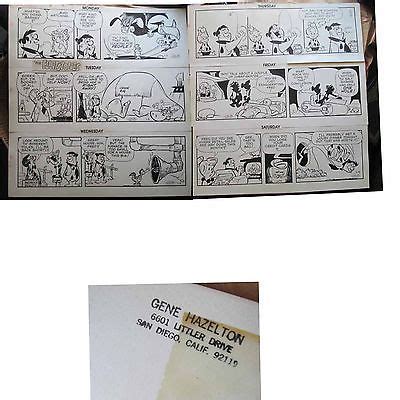 comicsvaluecom rare hanna barbera gene hazelton hand drawn flintstones cartoon storyboards