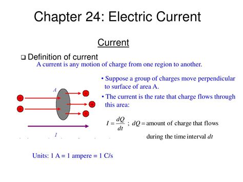 chapter  electric current powerpoint
