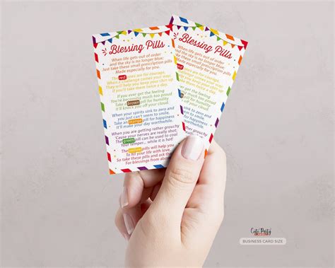 blessing pills poem gift tag staff teacher appreciation week etsy