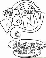 Pony Coloring Little Logo Friendship Magic Pages Rainbow Dash Kids Color Printable Coloringpages101 Cartoon Series Choose Board sketch template