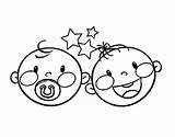 Coloring Twins Pages Dibujo Children Coloringcrew Brother Big Getcolorings Printable Getdrawings Print Color sketch template