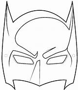 Batman Mask Wikihow Template Coloring Pages Sample sketch template