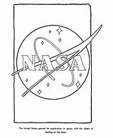 Nasa Coloring Space Pages Printables Drawing Printable Usa Logo History Kids Race Drawings Sheets Getdrawings Flight Landing Moon Neil Armstrong sketch template