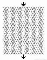 Maze Hard Difficult Mazes Coloring sketch template
