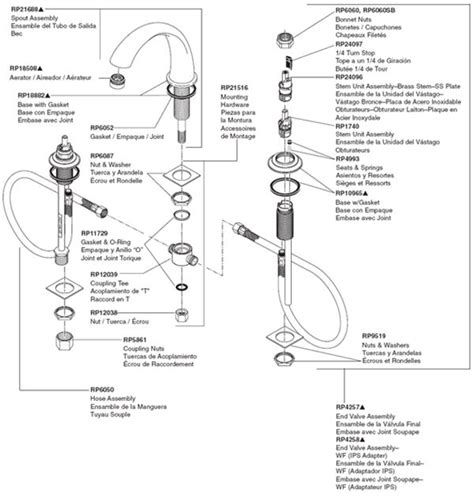 delta monitor  series parts diagram