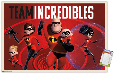 disney pixar  incredibles  family premium poster  poster mount