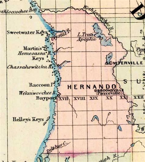 map  hernando county florida