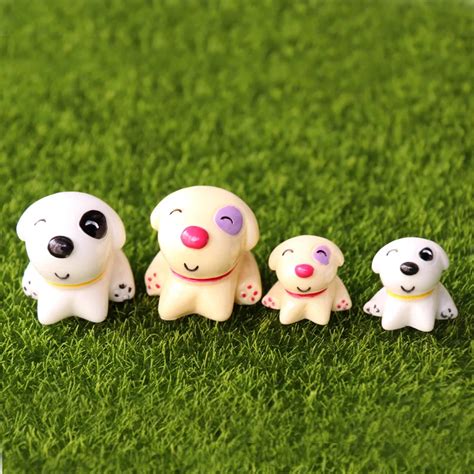 mini cute  puppy cm lovely resin miniature model kids toys zakka desktop decoration crafts