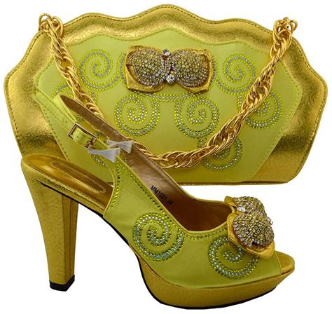 new arrival italian matching shoe and bag set african wedding shoe and