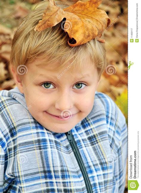 boy  leaf  head stock image image  covering