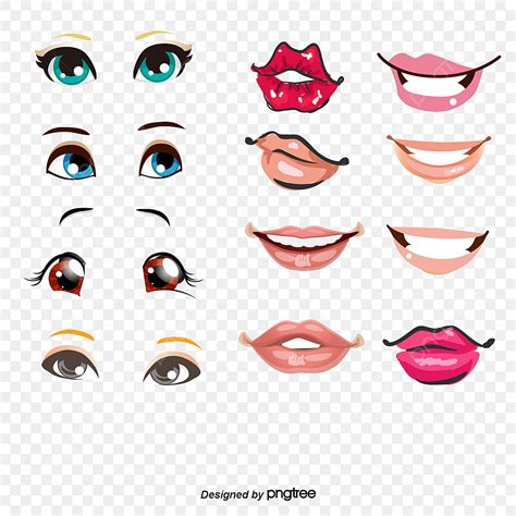 vector eyes ears nose  mouth mouth vector hd vector png
