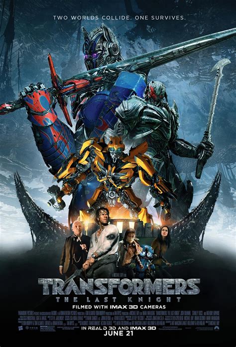 transformers   knight  poster  trailer addict
