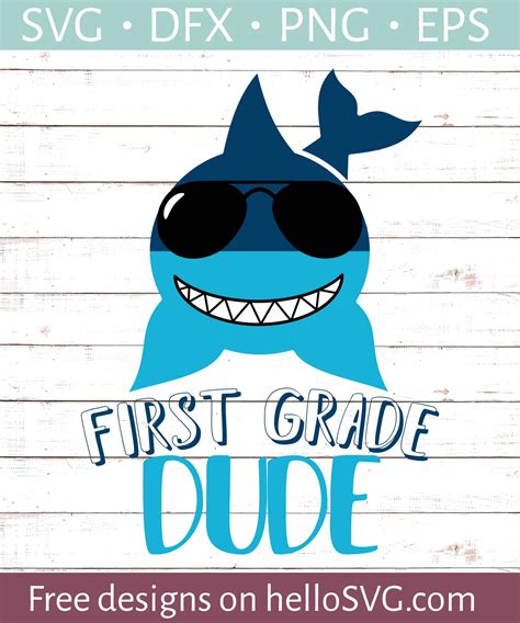 dirst grade dude svg  svg files hellosvgcom