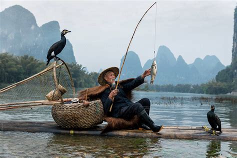 chinese traditional fisherman  stocksy contributor bisual studio
