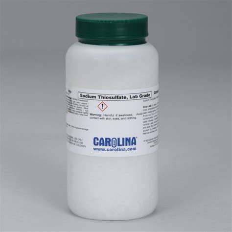 sodium thiosulfate pentahydrate laboratory grade   carolina