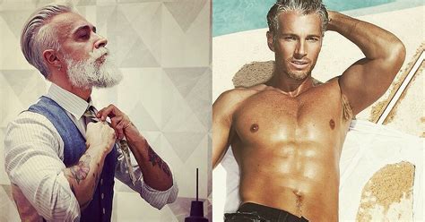 Sexy Guys With Gray Hair Popsugar Love And Sex