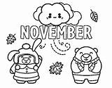 November Coloring Pages Sheets Printable Colorear Kids Noviembre Para Mes Del Bestcoloringpagesforkids Colouring Color Dibujo Fall Cartoon Coloringcrew Cute Year sketch template