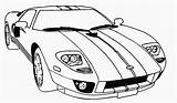 Coloring Pages Kids Car Race Cars Racing Printable sketch template