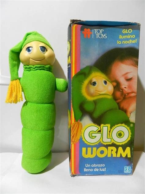 glo glow worm stuffed animal plush brand top toys   box variant toys hobbies