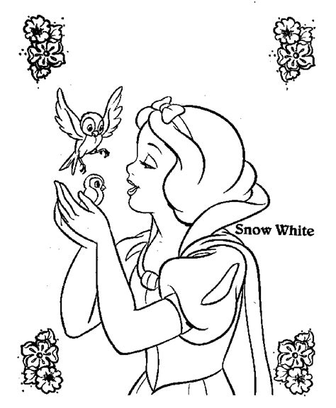 disney snow white coloring pages coloring home