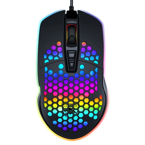 lightweight wired gaming mouse   buttons  rgb backlit