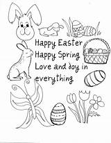 Spring Coloring Pages Happy Printable Color Getcolorings sketch template
