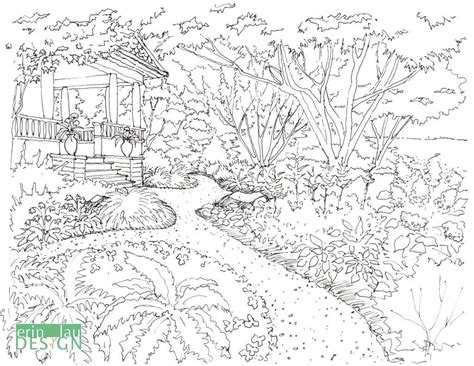 drawntogarden garden drawing drawings flower garden plans