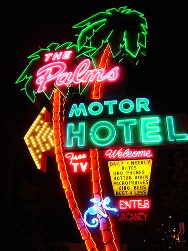 Palms Motor Hotel Portland Or Vintage Neon Signs Neon Signs Hotel