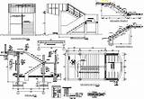 Plan Elevation Section Stair Dwg Detail  Cadbull Description sketch template