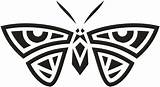 Tribal Butterfly Cliparts Library Clipart Circle sketch template