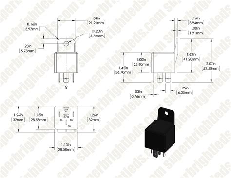 relay  pin wiring diagram eyourlife  pack  amp auto relay harness  sockets