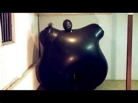 huge latex inflatable suit youtube