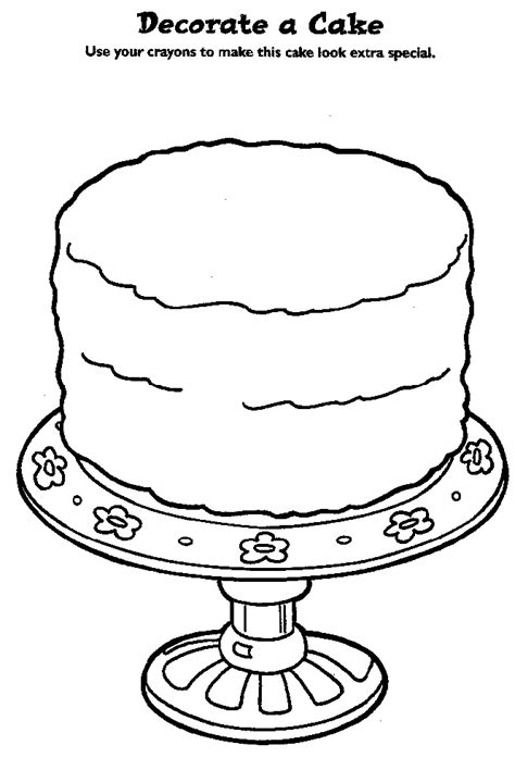 birthday cake outline clipartsco