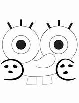 Coloring Pages Spongebob Face Drawing Faces Printable Template Templates Pumpkin Clipart Stencils Cartoon Valentine Eye Kids Silhouette Library Choose Board sketch template