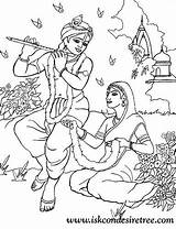 Krishna Coloring Janmashtami Pages Shri Printable Colouring Kids Drawing Radha Iskcon Outline Draw Activities Sketches Tree Garden Holi Drawings Kid sketch template