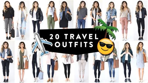 20 Travel Outfit Ideas Casual Travel Fashion Lookbook