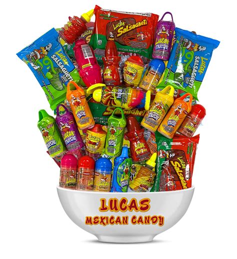 buy lucas mexican candy mix  count variety  sour sweet spicy
